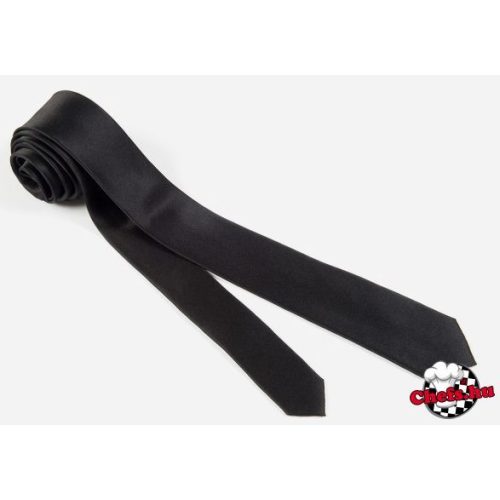 Čierna úzka kravata