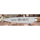 Kovácsoltvas zöldség kés, olivafa nyéllel - 9cm