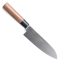 Satake Noushu Masamune Santoku szakácskés diófa markolattal 16,5 cm AUS-8A pengével