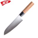 Satake Noushu Masamune Santoku szakácskés diófa markolattal 16,5 cm AUS-8A pengével