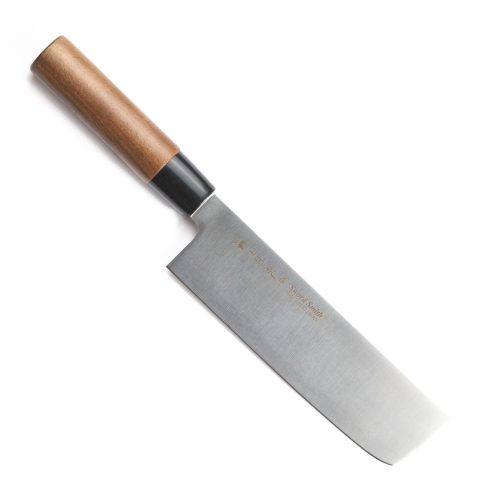 Satake Noushu Masamune Saku Nakiri konyhakés AUS-8A pengével és diófa markolattal