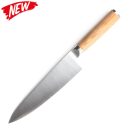 Satake Noushu Masamune Gyuto szakácskés 20 cm pakkafa markolattal 