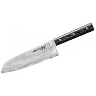 Samura DAMASCUS 67 Santoku hollow ground