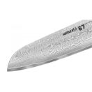 Samura DAMASCUS 67 Santoku hollow ground