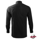 Férfi ing- ADLER - fekete, hosszú ujjú 100% pamut