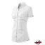 Női rövid ujjú blúz fehér színben