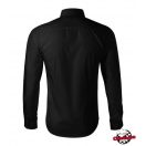 Férfi ing - fekete, vasalás könnyített anyagból