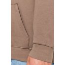 Szakácskabát mintás kapucnis felső - FEKETE