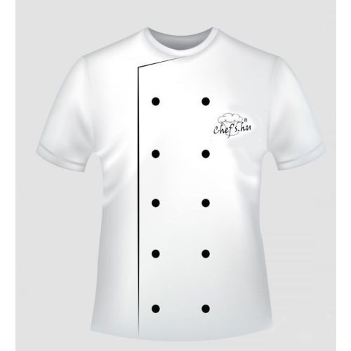 Chefs.hu reklámpóló -FEHÉR színben