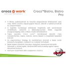 Crocs Bistro Pro LiteRide ™  FEKETE szakácsklumpa