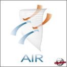 Női szakácskabát - fekete, rövid ujjú, ICE COOL anyagból