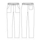 Sztreccses gumisderekú szakácsnadrág