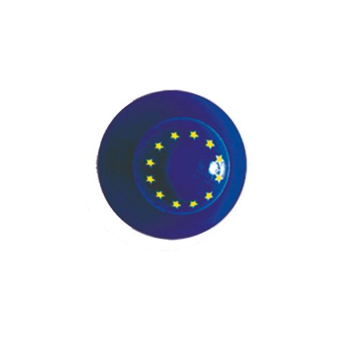 Gombík na kuchársky kabát - s vlajkou EÚ 12ks