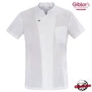 Giblor's szakácskabát - fehér, rövid ujjú, ICE COOL