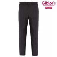 Giblors, slim fit, fekete farmer szakácsnadrág