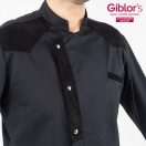 Katonai szakácskabát- fekete