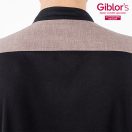 Vulcano -fekete hosszú ujjú szakácskabát