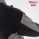 Szakácskabát - RAUL - világos szürke