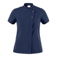   MEGAN - SZUPERVÉKONY NAVY KÉK NŐI RÖVID UJJÚ SZAKÁCSKABÁT
