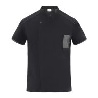 GIBLORS Nathan FEKETE pamut-elasztán szakácskabát