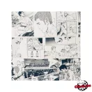 Képregénymintás szakácsnadrág