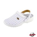 Női, pántos klumpa - fehér, Hirsch 615C