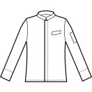 Bredford szakácskabát fehér színben