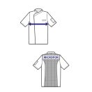 4XL-es - Pretoria extra light fekete szakácskabát