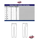 Chef nadrág - fekete alapon vékony fehér csíkokkal