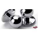 Nagyméretű ezüst szakácskabát gomb - ISACCO farmerkabáthoz