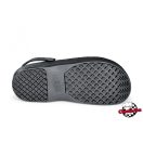 Zinc fekete, uniszex, pántos, csúszásmentes szakácsklumpa