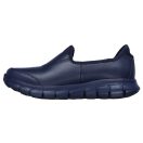 Skechers - RELAXED FIT - női bőrcipő - FEKETE