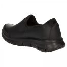 Skechers - RELAXED FIT - női bőrcipő - FEKETE