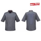 MeshAir Pro rövidujjú patentos szakácskabát - PALASZÜRKE