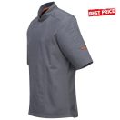 MeshAir Pro rövidujjú patentos szakácskabát - PALASZÜRKE