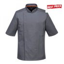 MeshAir Pro rövidujjú patentos szakácskabát - PALASZÜRKE