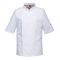 MeshAir Pro rövidujjú patentos szakácskabát - FEHÉR