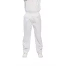 Szakácsnadrág, cukrásznadrág - fehér, gumis derekú