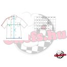 Szakácskabát - fehér, rövid ujjú cukrászkabát