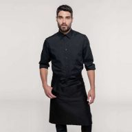 Čierny klokan vreckový kuchár alebo čašnícka zástera