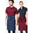 Čierny klokan vreckový kuchár alebo čašnícka zástera