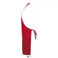 SOL'S GRAMERCY - LONG APRON WITH POCKET - piros