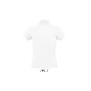 100% pamut FEHÉR női galléros póló