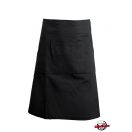 Pincérkötény - több színben, Fekete