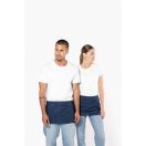 Rövid fekete bárkötény 5 zsebbel