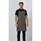 Melles kötény - orkán anyagból - több színben, Fekete