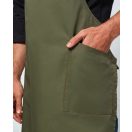 Black/Charcoal melles kötény