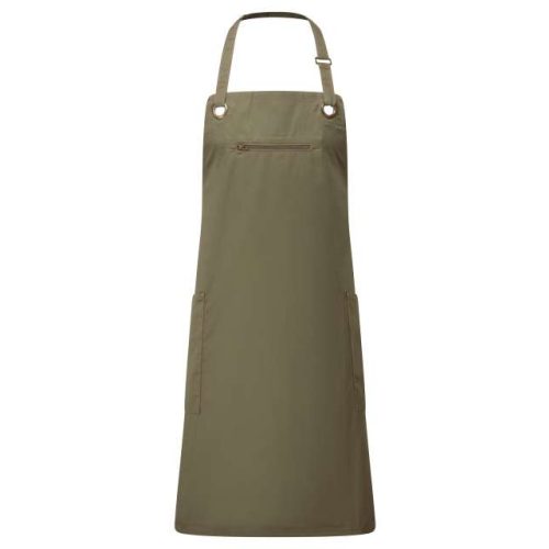 Olive/Chestnut melles kötény
