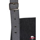 Négyféle színállásban kapható farmer, víztaszító, melles kötény, Indigo/Brown Denim