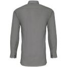Vasaláskönnyített hosszú ujjú férfi ing - Fekete